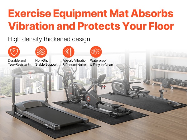 Paksu juoksumattomatto tärinän vaimennukseen