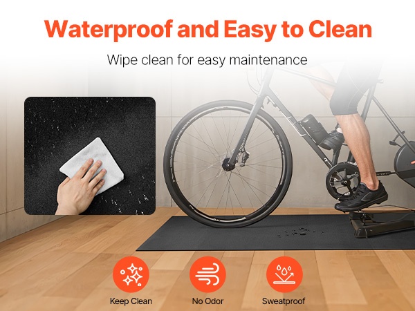 Helposti puhdistettava kuntoilumatto