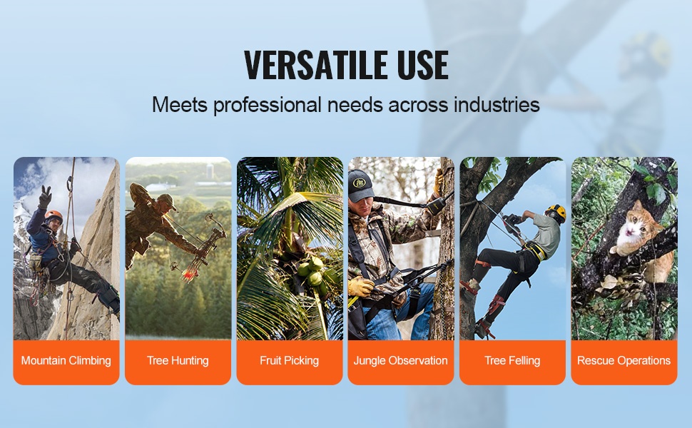 Käyttö puun kiipeilyssä