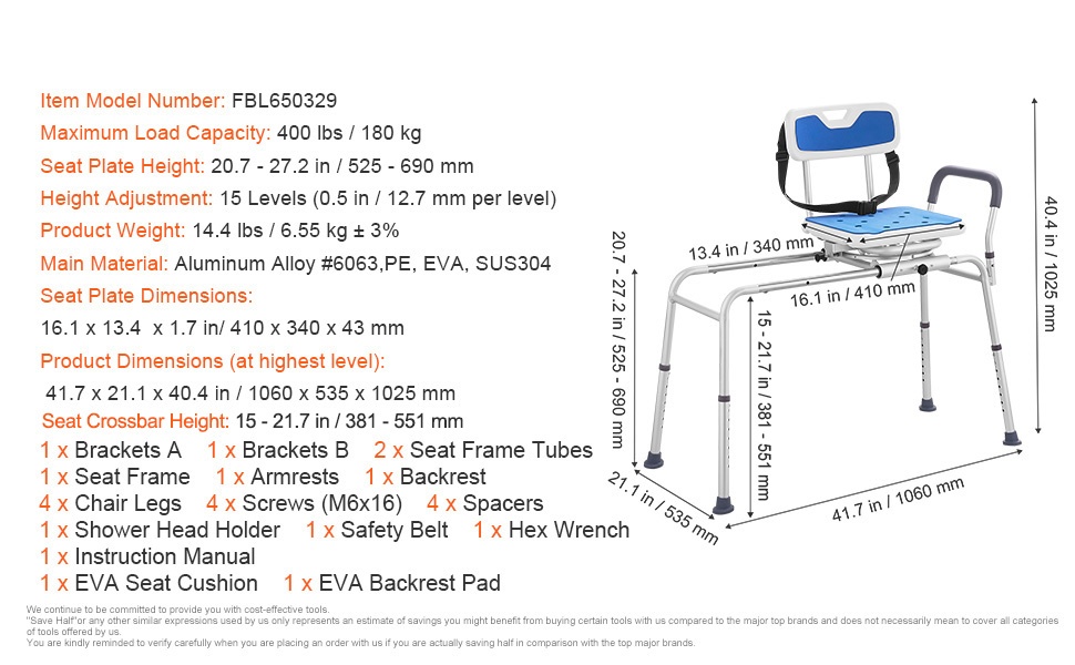 Siirtoistuin käytössä kylpyammeessa