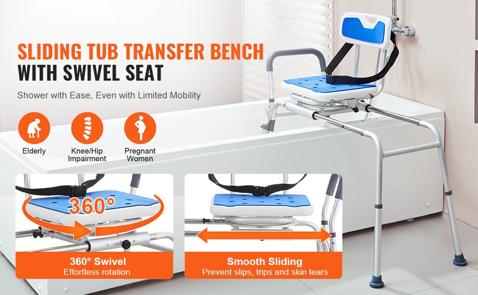 Liukuva kylpyammeen siirtoistuin