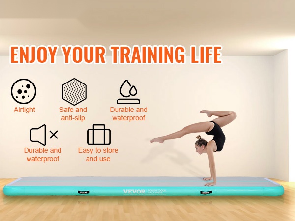 Pyöreä täytettävä voimistelumatto lähikuva