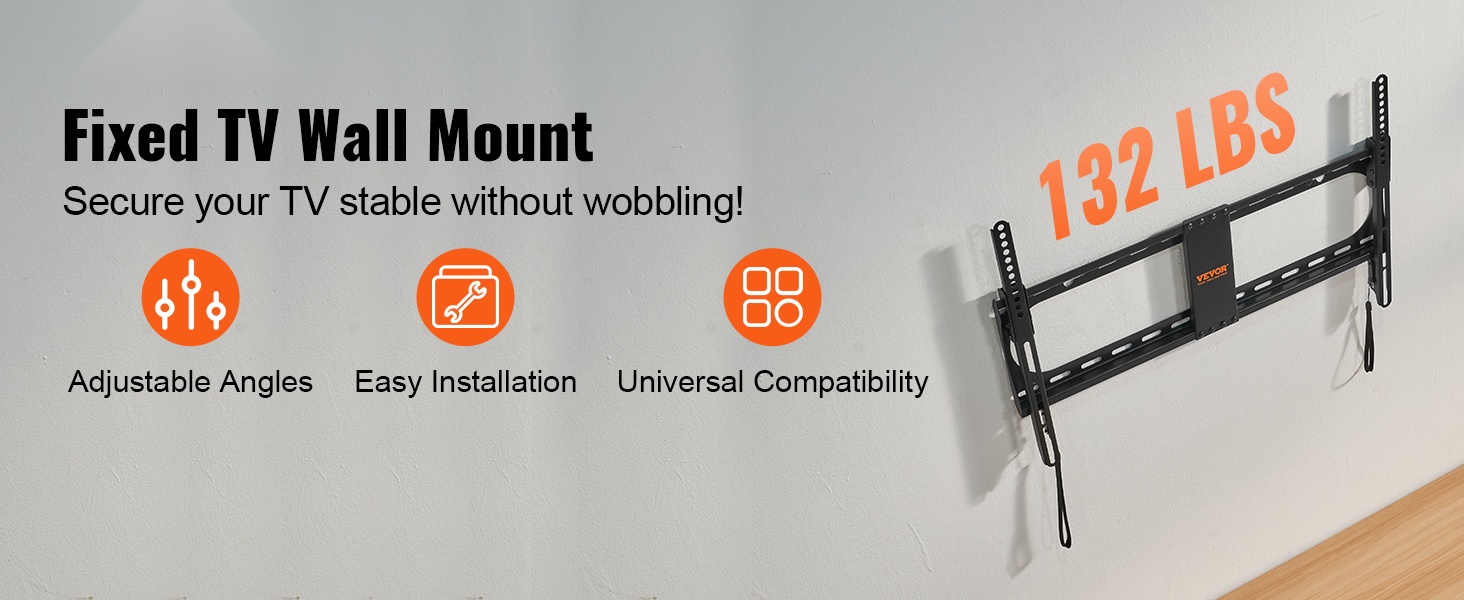 TV-seinäteline edestä