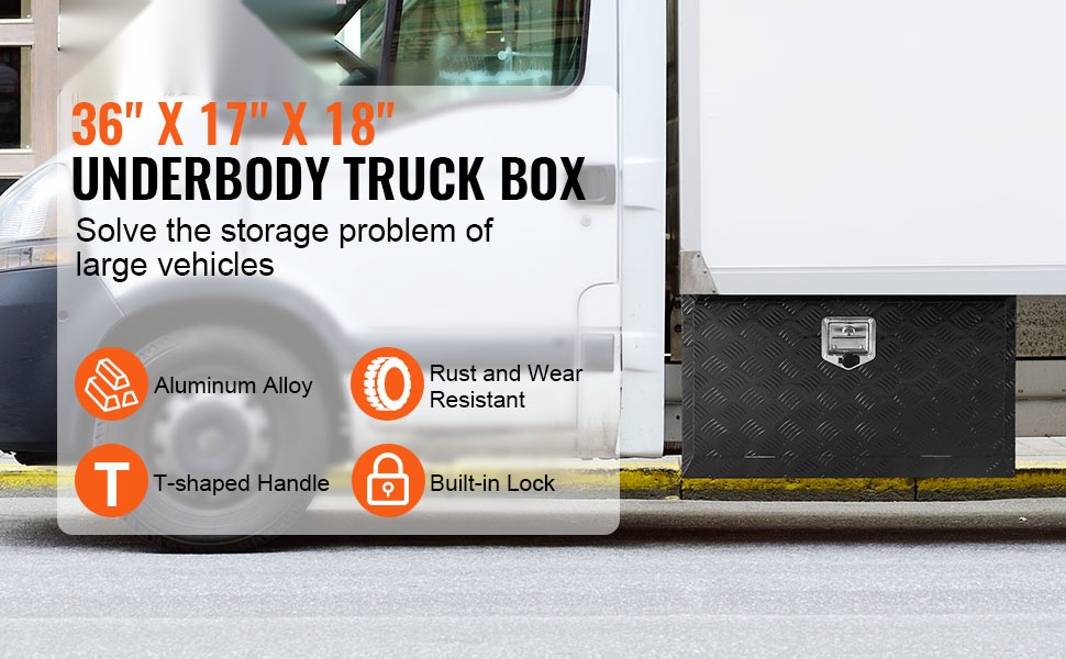 Rungon alle asennettava alumiininen työkalulaatikko