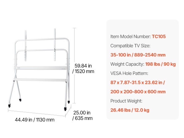 TV-teline eri katselukorkeuksilla