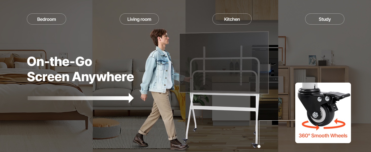 TV-telineen kestävä rakenne