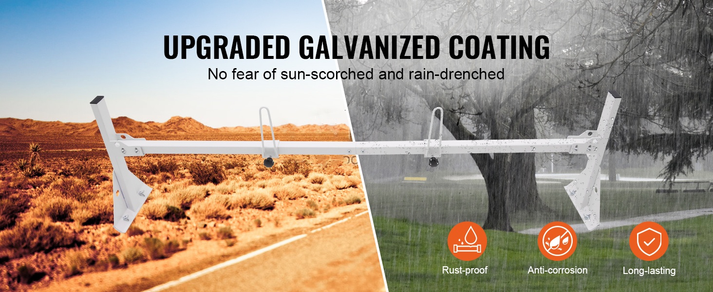 Galvanoitu kattoteline, ruosteenkestävä pinta