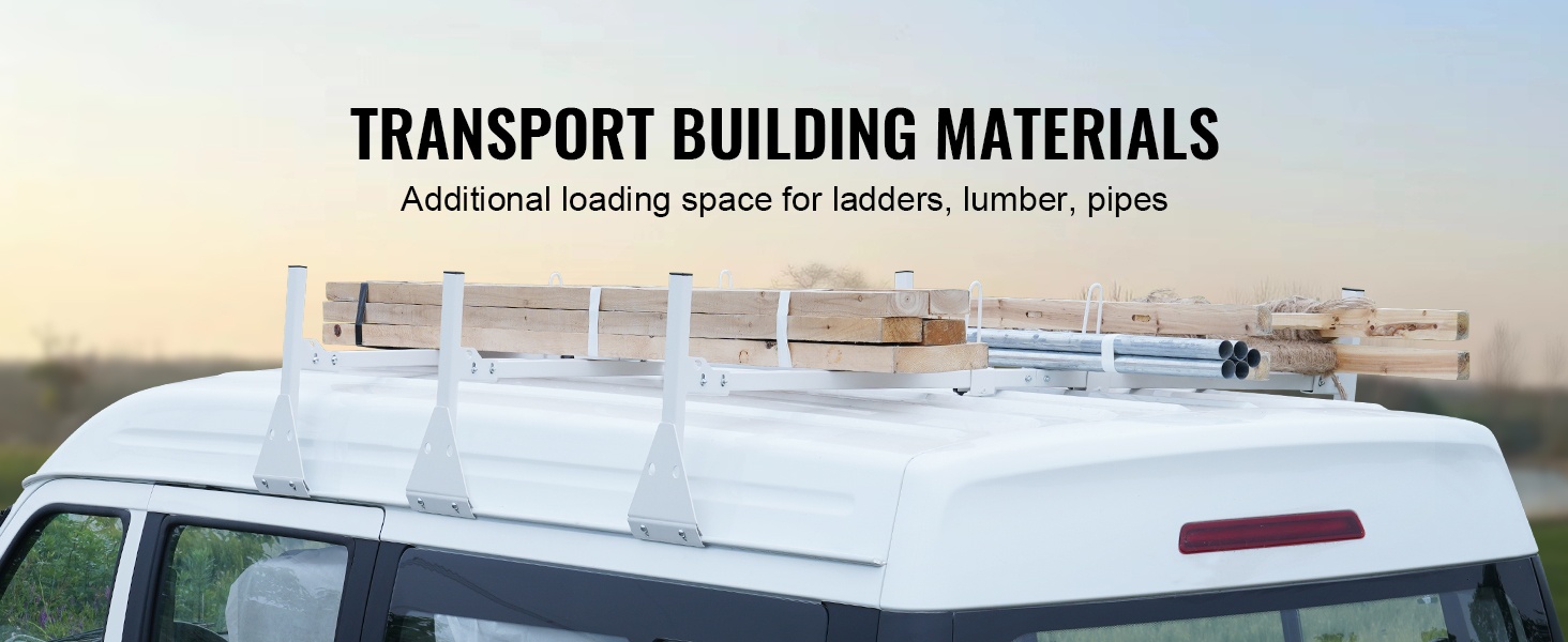 Raskaan kuorman kuljetus kattotelineellä