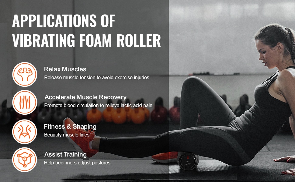 USB Type-C -lataus värisevässä hierontarullassa