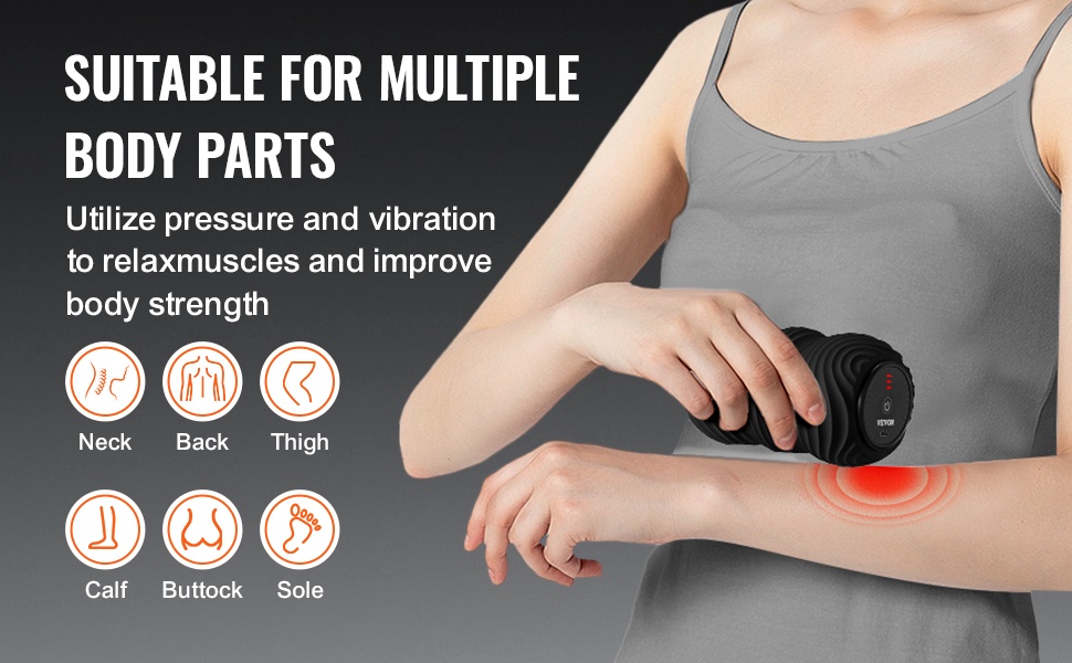 EVA-pinta ja ABS-ydin hierontarullassa