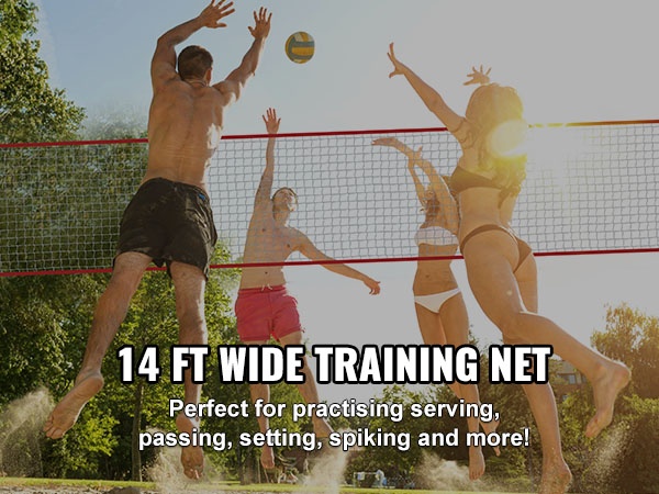 Lentopallon harjoitusverkon kulmasäätö