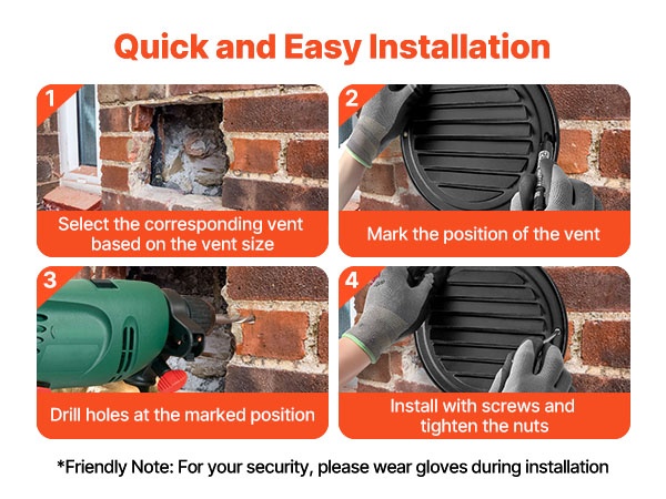 Helppo asennus esiporatuilla rei’illä