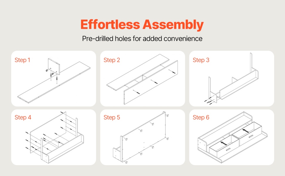 Helposti koottava pyykkihuoneen työtaso