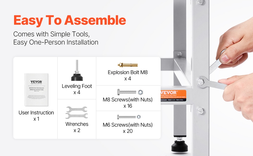 Vankka teräsrakenne ja säilytystaso