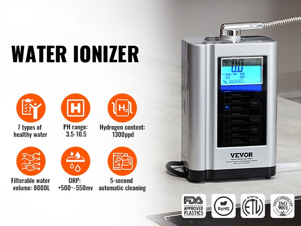 Vesionisaattori kompaktissa keittiössä