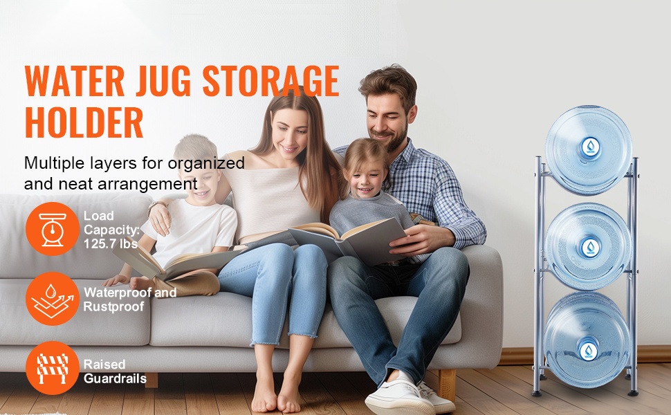 Vesipulloteline 3 tasolla