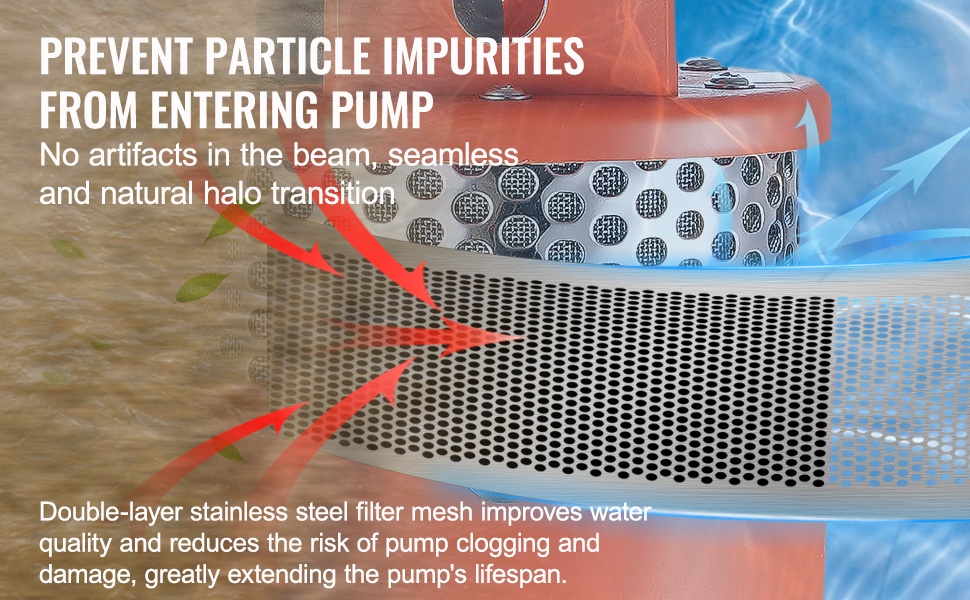 Kaksoiskerroksinen ruostumattomasta teräksestä valmistettu suodatin