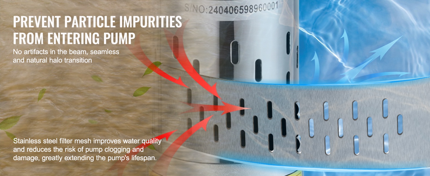 Ruostumaton terässuodatin pumppuun