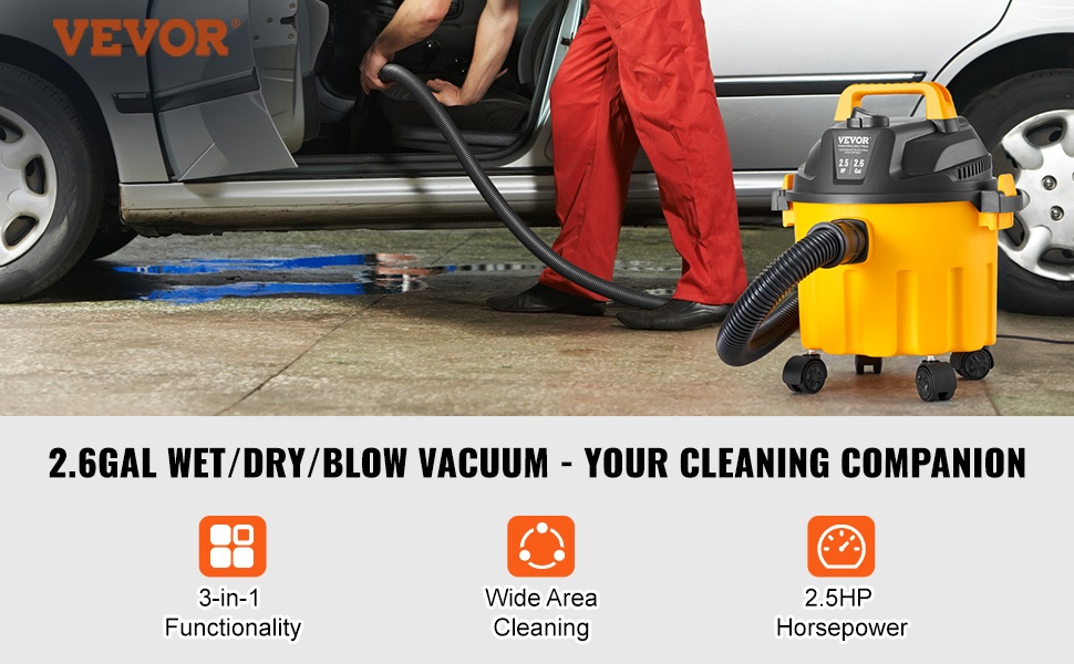 Märkä- ja kuivaimuri, yleisnäkymä