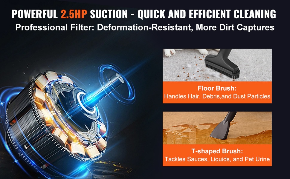 Suodatin ja harjalliset suulakkeet