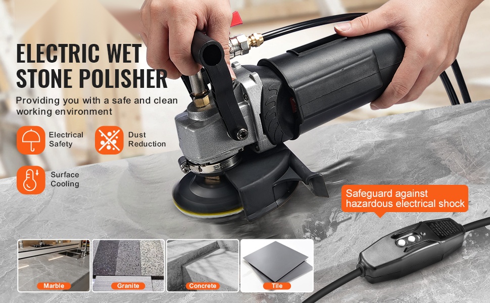 Märkäkiillotuskone betonille ja kivelle