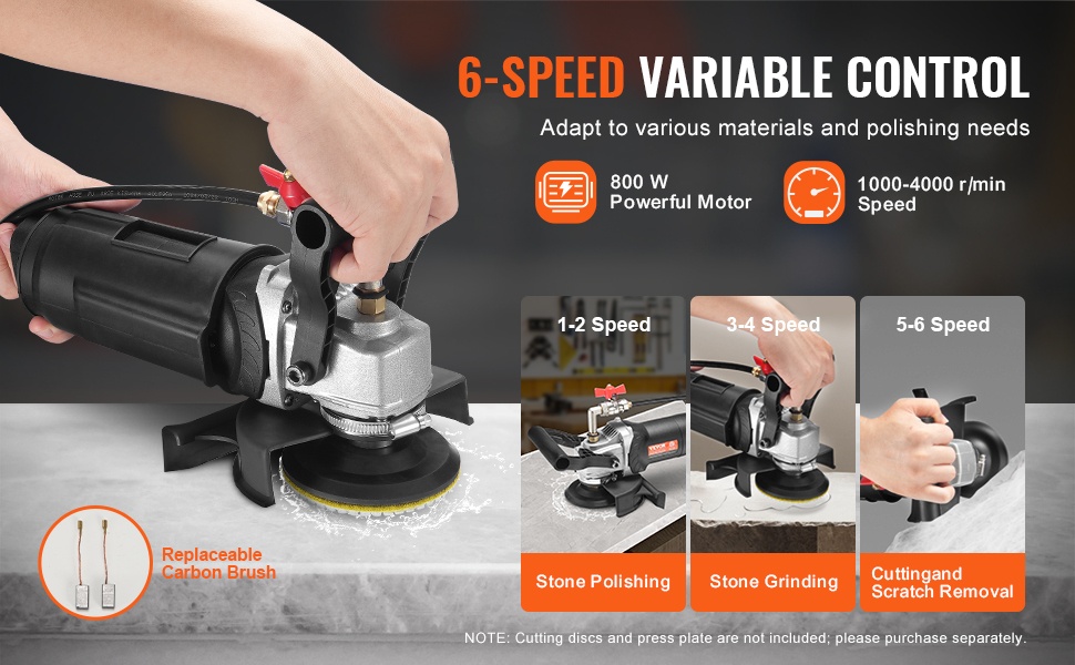 Märkähiomakone säädettävällä nopeudella