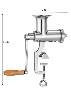 Mehupuristimen mitat ja rakenne