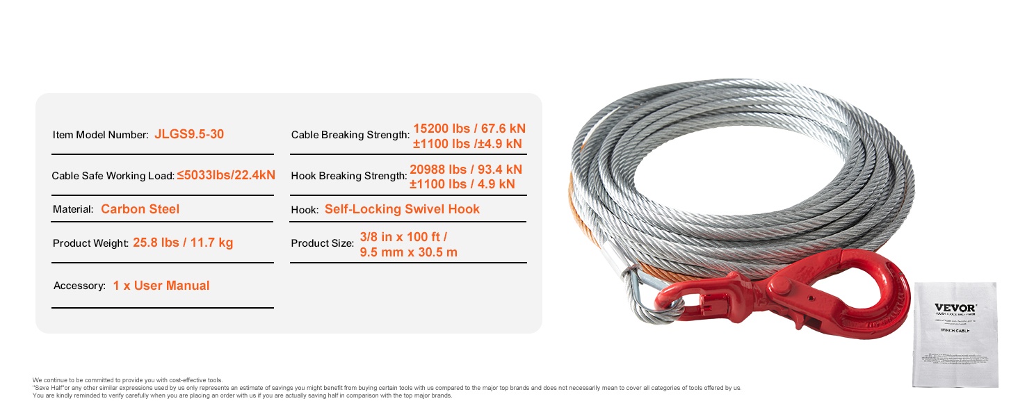 Synteettisen vinssiköyden kokonaisuus