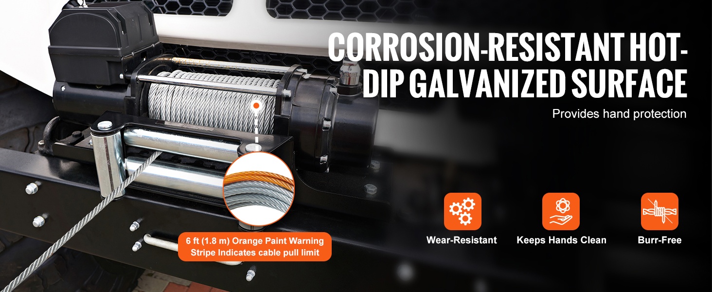 Taottu vinssikoukku ja vetohihna