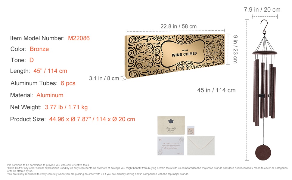 Tuulikellot yksityiskohtainen näkymä