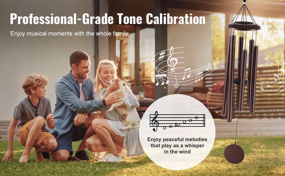 Syväsävyiset tuulikellot käytössä