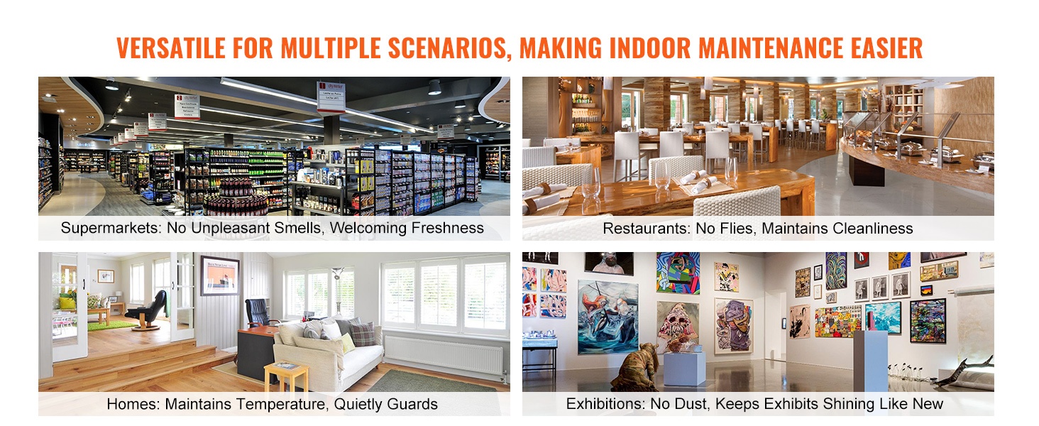 Ilmasuoja liike- ja ravintolatilassa