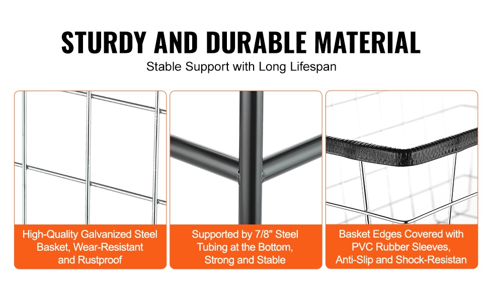 Sinkitty teräslankakori ja runko