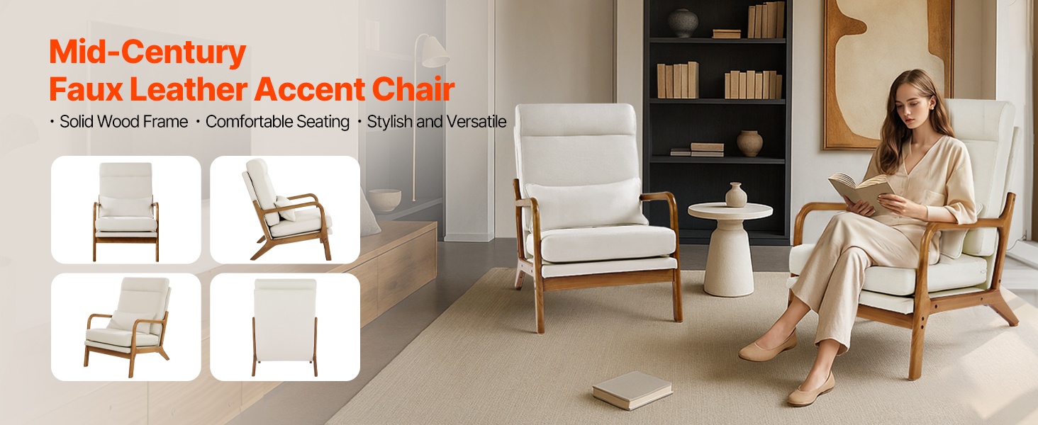 Puuverhoiltu nojatuoli