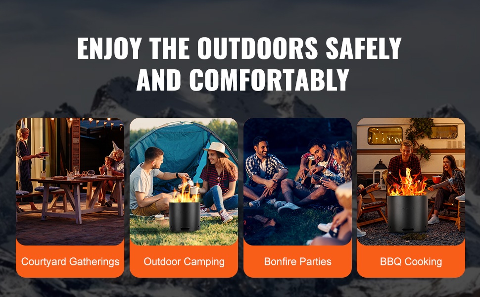 Kompakti ja helposti liikuteltava tulipesä