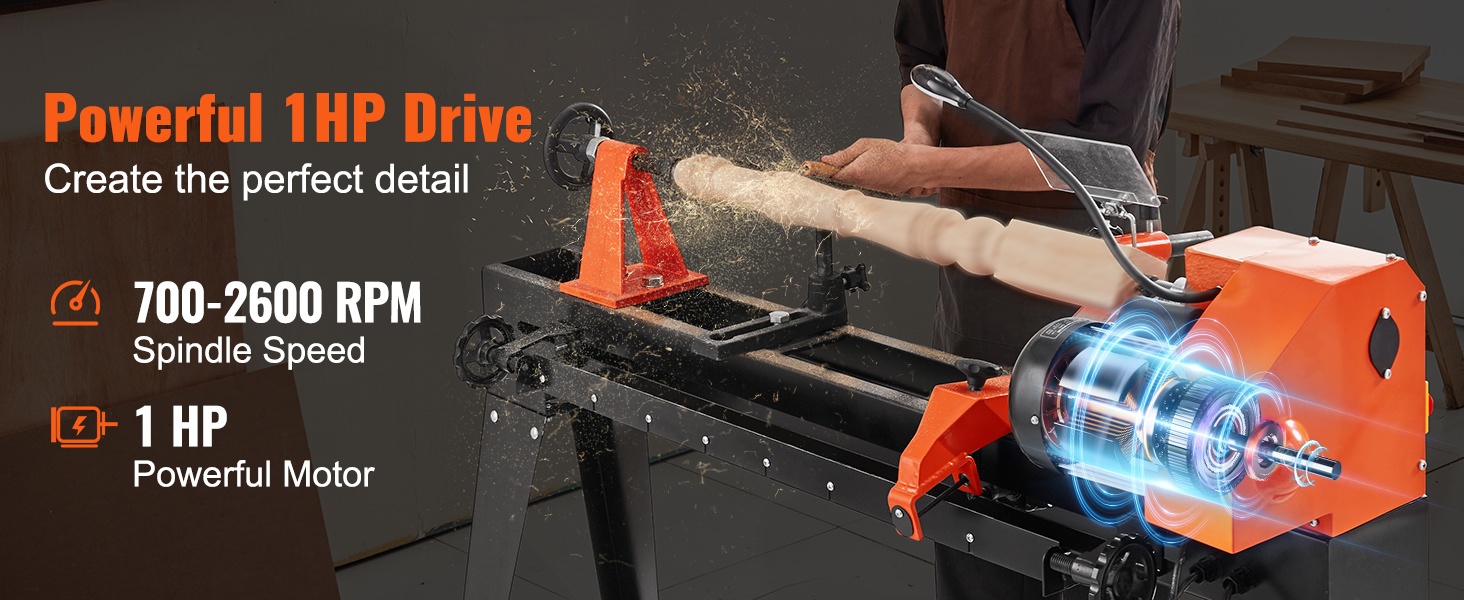 96W moottori mini puusorvissa