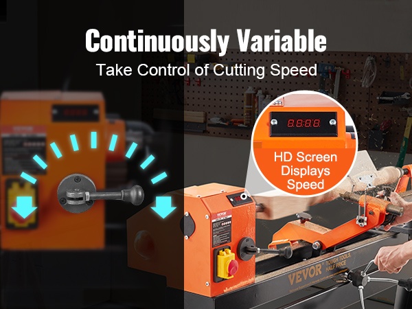 Nopeudensäätö eri puutöihin