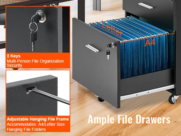 Lukittava arkistokaappi tärkeille asiakirjoille