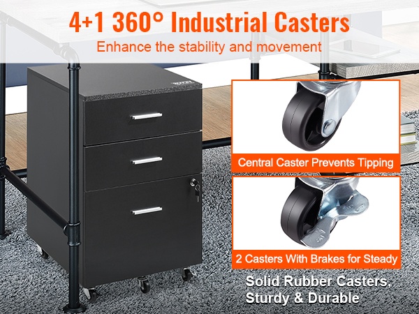 Alapään tukipyörä lisää vakautta