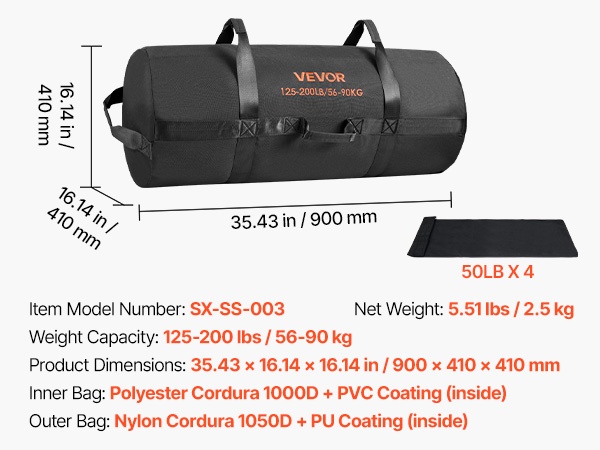 Käytännön treeni hiekkasäkillä