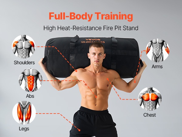 Monipuolinen koko kehon treeni hiekkasäkillä