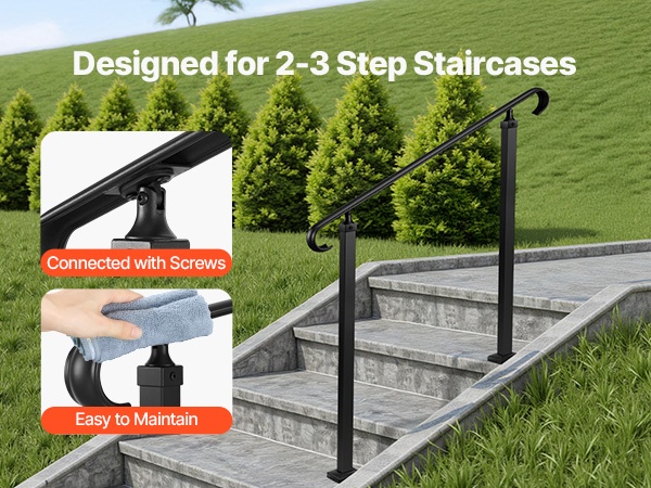 Säätöruuvit kaiteessa